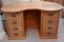 Curved Oak Desk